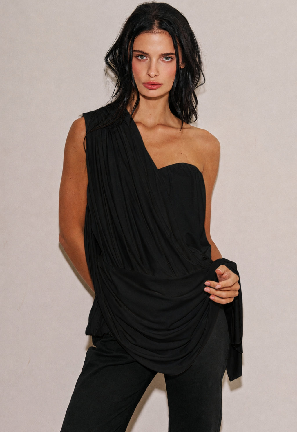 Dione Draped Blouse